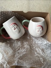 Santa Coffee Mugs Handmade