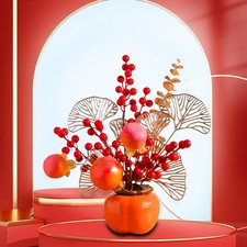 Persimmon Flower Vase