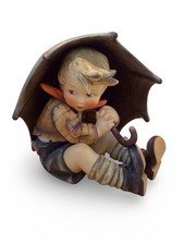 Large Vintage Goebel Hummel Umbrella Boy Large Porcelain Figure c1960’s Height8”