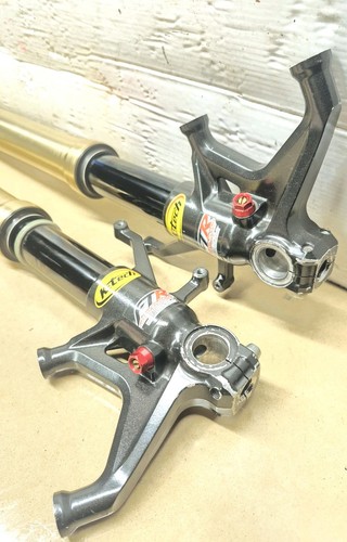 Kawasaki zx10r forks race - kawasaki,