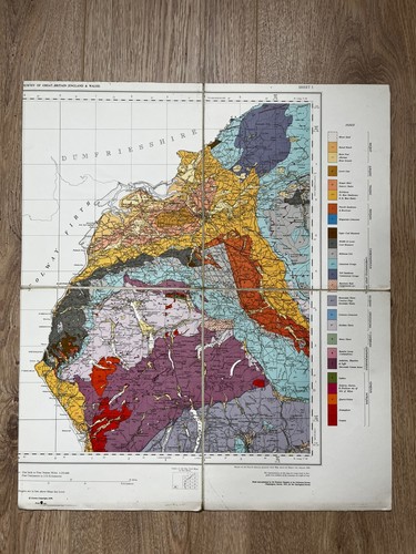 Geological survey map kendal - geological,