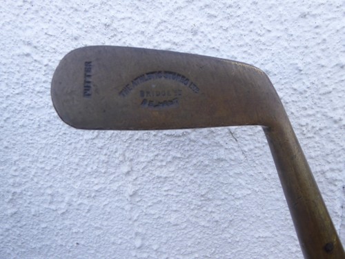 Vintage brass putter - brass, putter,
