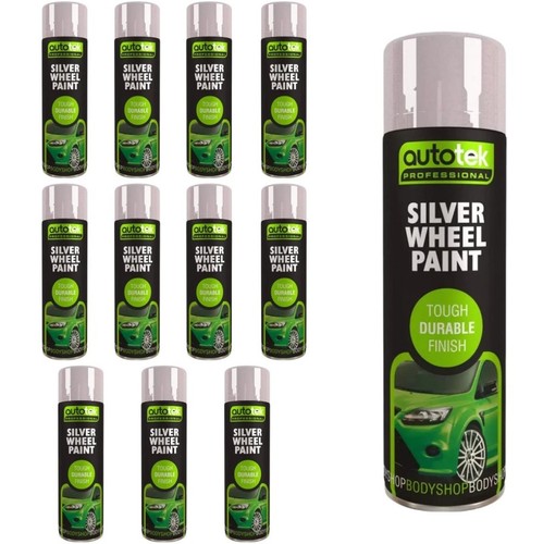 12x autotek silver wheel spray - 12x,