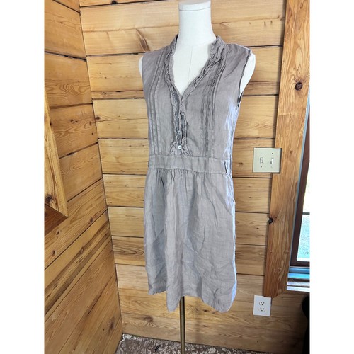 Linen dress women small - linen,