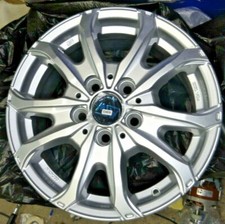 MSW By OZ 48 Van Silver Alloy Wheel 6.5Jx16 H2 (Single Wheel)