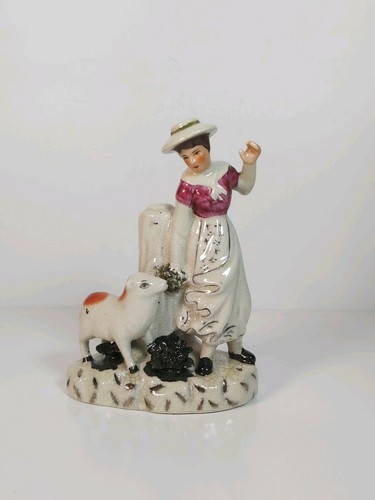 Staffordshire lady with the - staffordshire,