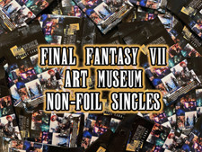 Final Fantasy VII Anniversary Art Museum Digital Trading Card *NON-FOIL* Singles