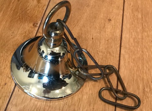 Brass ceiling light - brass, hook