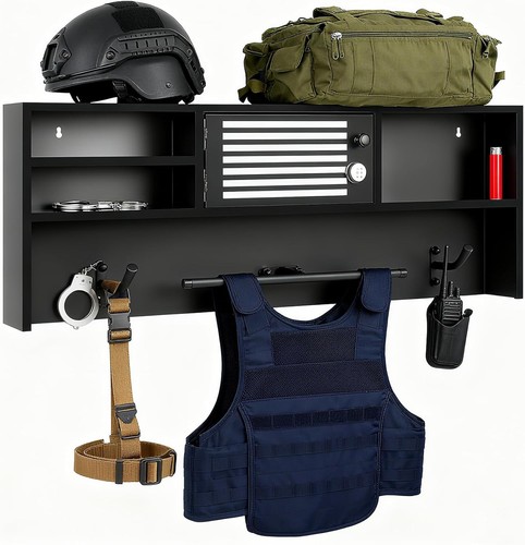 Wall mounted police gear - mounted,