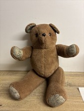 Vintage Jointed Brown Teddy Bear Liberty Of London Decor Display Collectible