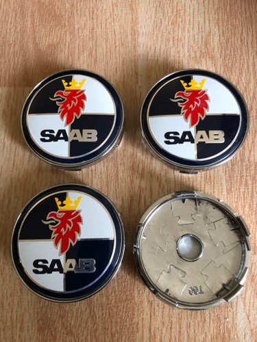 Saab alloy wheel hub - saab, centre
