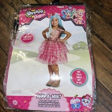 Girls Shopkins Deluxe Peppa-Mint Costume size Small 4-6X