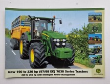 JOHN DEERE 7030 SERIES TRACTOR SALES BROCHURE