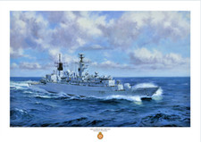 HMS CUMBERLAND  - A3 size art