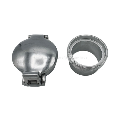 Polished aston fuel cap - polished, "aston"