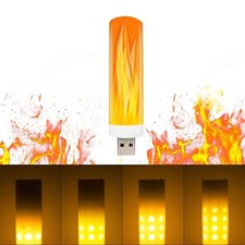 USB LED Flame Lights Flameless