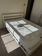 IKEA Metal Bed Frame With Matress
