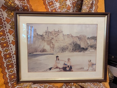 Framed art print - art, first