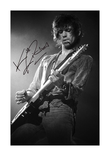 Keith richards printed a4 - keith,