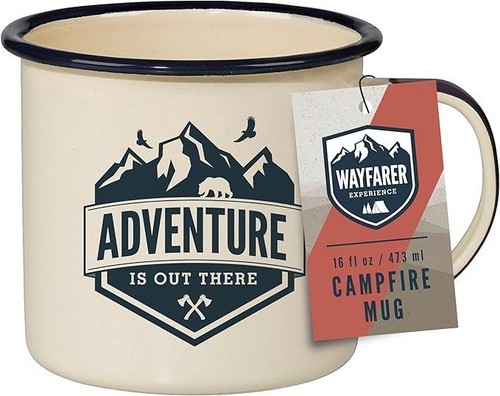 Wayfarer campfire enamel - wayfarer's, mug
