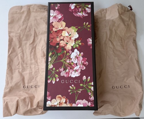 Empty gucci shoe box with - empty,