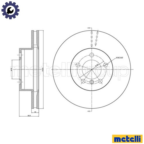 Brake disc 1068c - 2x, 23-1068c