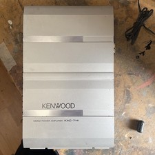 Kenwood KAC-714 Mono 600W Power Car Amplifier (Untested) 