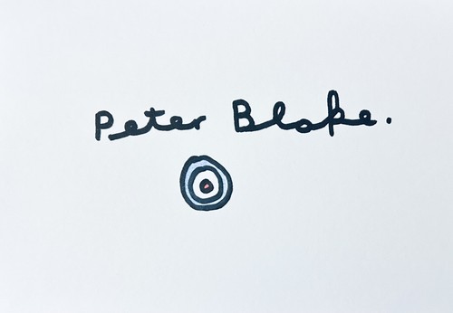 Peter blake hand signed - blake,