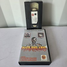 Death Race 2000 VHS Video Cassette Tape Big Box Ex Rental 18+ Sylvester Stallone