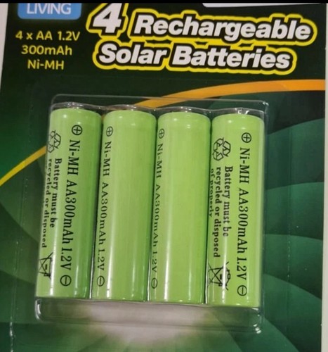 Rechargeable solar - aa,