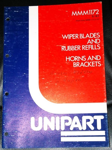 Unipart parts catalogue - unipart,