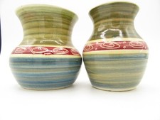JO IOW Handmade Pottery on the Isle of Wight- Posy Pair 3"H approx