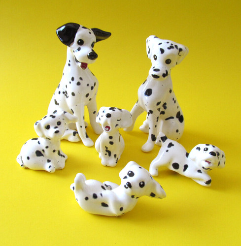 Dalmation family ceramic - family,