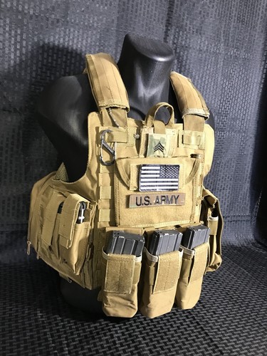 Tactical vest coyote fde tan - coyote,