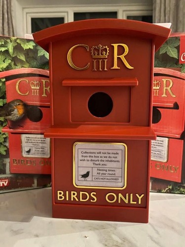 Post box bird - bird, house,