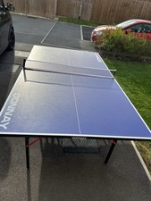 Donnay Foldable Table Tennis Table Blue, Indoor/Outdoor, Ping Pong
