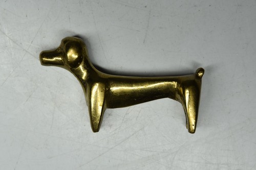 Miniature dachshund brass - dachshund,