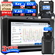 XTOOL D7W V2.0 Full System Diagnostic Bi-directional Scanner Tool Key Coding