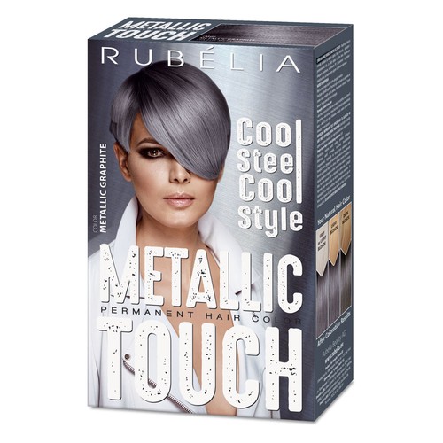 Metallic grey touch hair - hair, dye