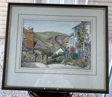 Vtg Original Watercolour