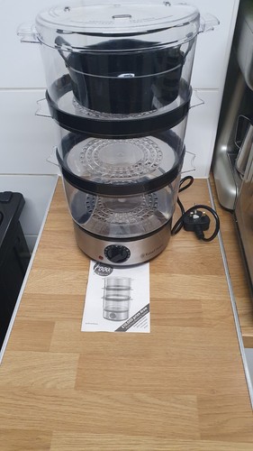 Electric food steamer tier - steamer, 3-tier