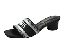 Womens Slip On Low Block Heel