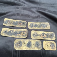 ANTIQUE VICTORIAN BRASS-DRAWING ALPHABET PLATES WORD STENCILS