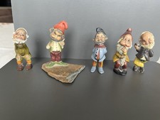 Set of 5 Vintage Gnomes /