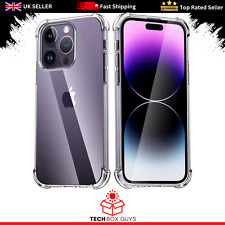 Case For iPhone 16 15 14 Pro Max Plus 13 11 12 7 8 Clear Shockproof Phone Cover