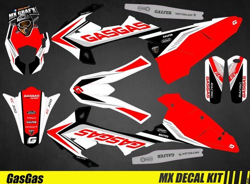 Motorcycle decal kit - for, gas