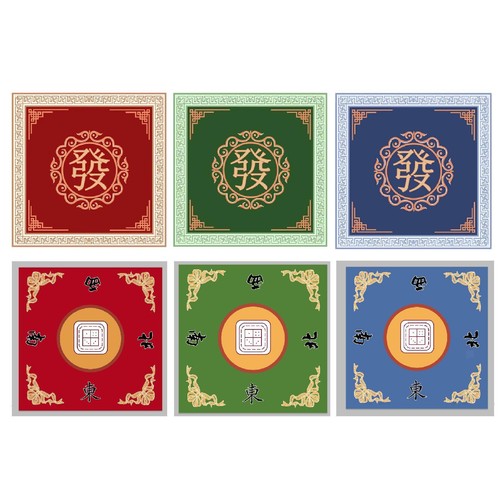 Mat mahjong game table - game, cover