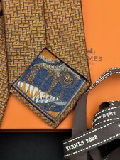 Hermes 7 H Aaaaargh! Tie - New In Box