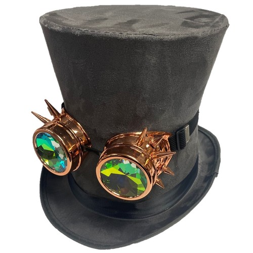 Steampunk hat and holographic - steampunk,