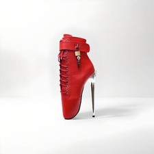 High heel ankle ballet boots